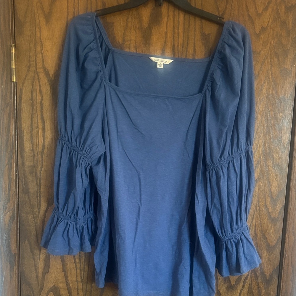 The Pioneer Woman Gathered Sleeve Top size 1X